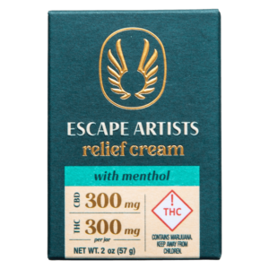 300mg CBD / 300mg THC relief cream - with menthol